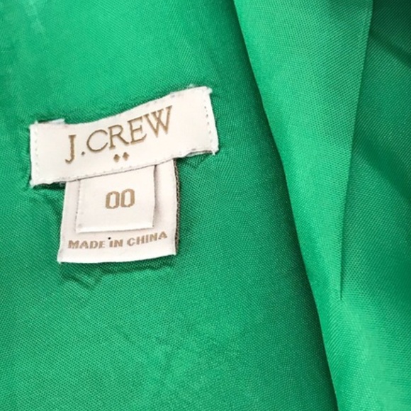 J CREW SLEEVELESS GREEN FLORAL DRESS - Picture 12 of 12